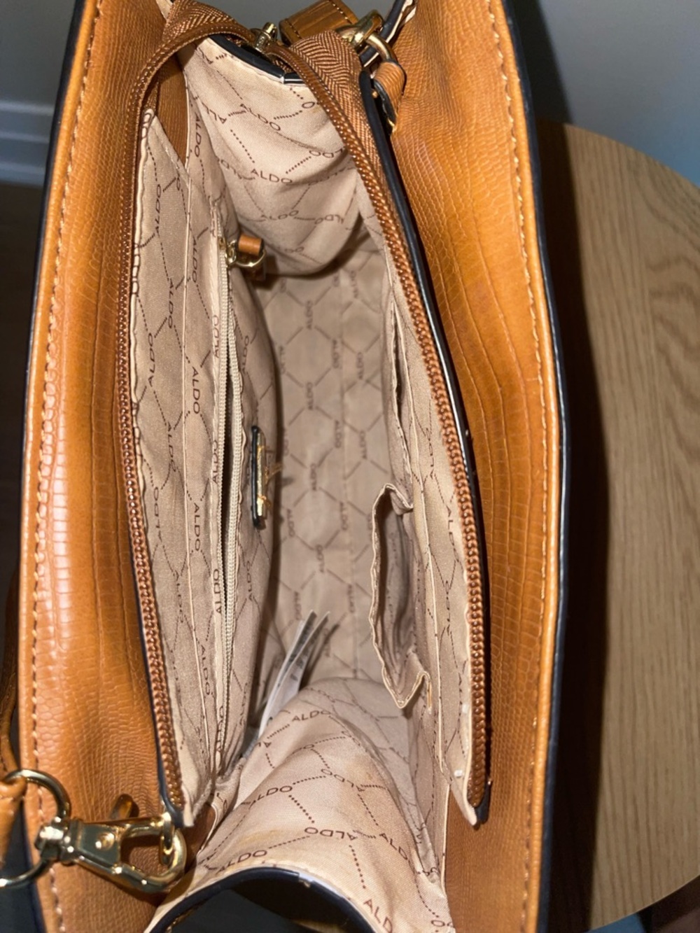 Boho-Floral Leather Satchel | Top Handle Bag | Crossbody - Picture 6 of 9
